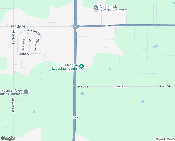map of restaurants, bars, coffee shops, grocery stores, and more near 6764 Guide Meridian Road in Lynden