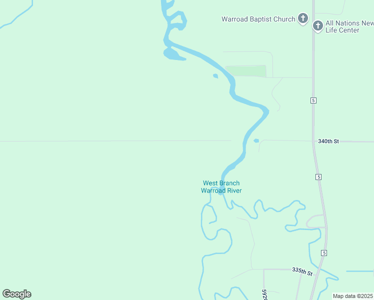 map of restaurants, bars, coffee shops, grocery stores, and more near in Warroad
