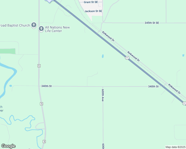 map of restaurants, bars, coffee shops, grocery stores, and more near 59861 340th Street in Warroad