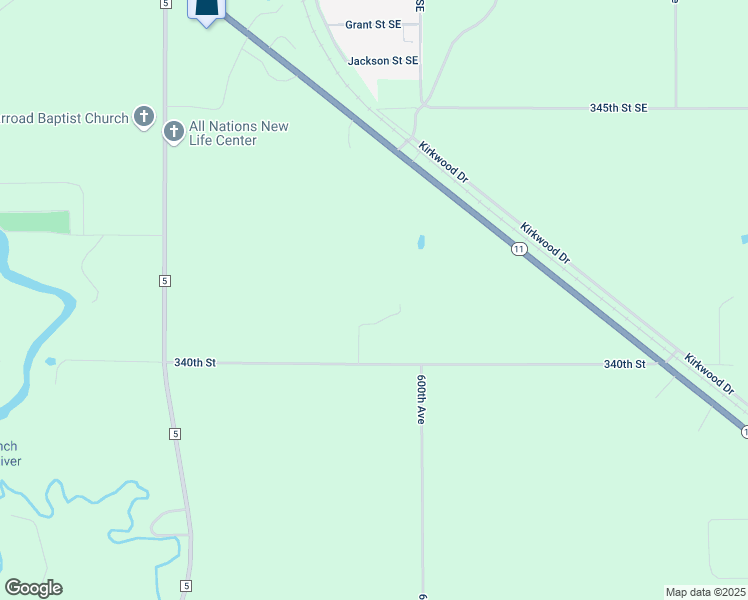 map of restaurants, bars, coffee shops, grocery stores, and more near 59861 340th Street in Warroad