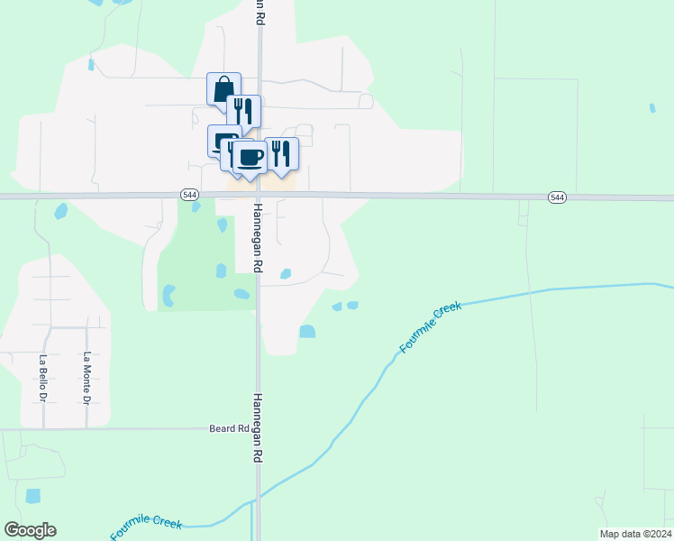 map of restaurants, bars, coffee shops, grocery stores, and more near 6846A Raspberry Drive in Everson