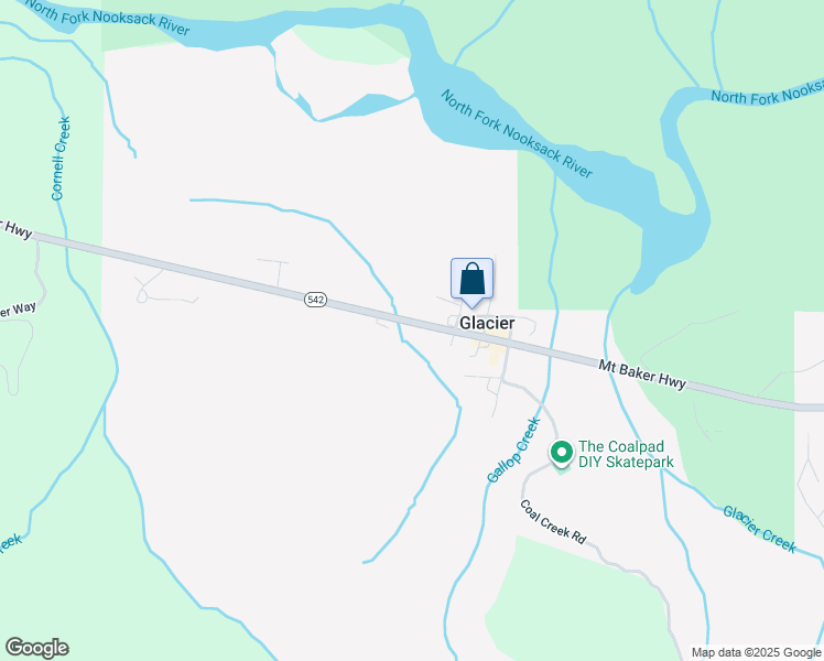 map of restaurants, bars, coffee shops, grocery stores, and more near 9933 Mount Baker Highway in Deming