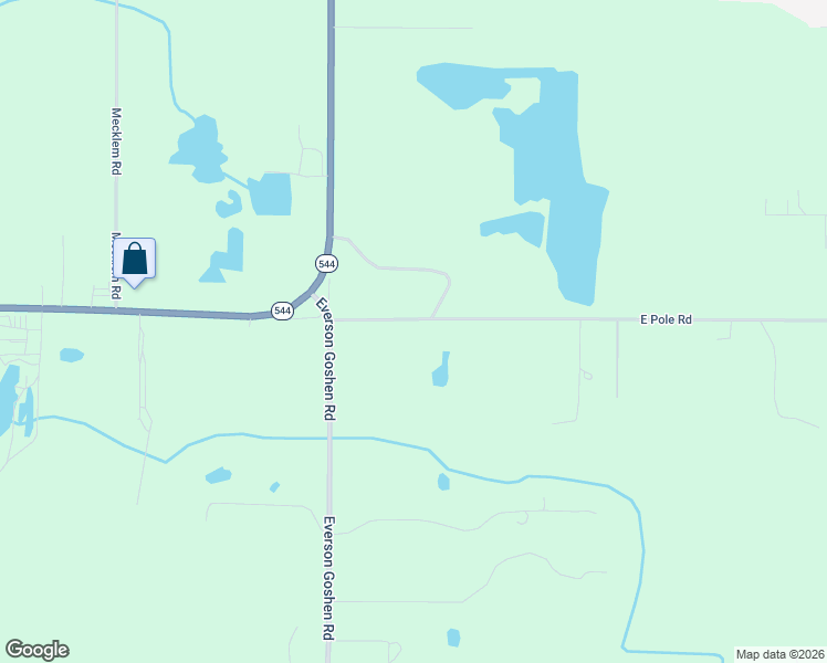 map of restaurants, bars, coffee shops, grocery stores, and more near 2159 E Pole Rd in Everson
