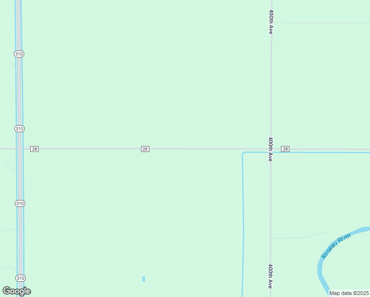 map of restaurants, bars, coffee shops, grocery stores, and more near Co Road 28 in Roseau