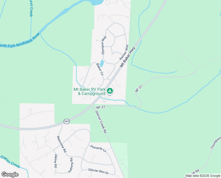 map of restaurants, bars, coffee shops, grocery stores, and more near 6982 Rainier Way in Deming