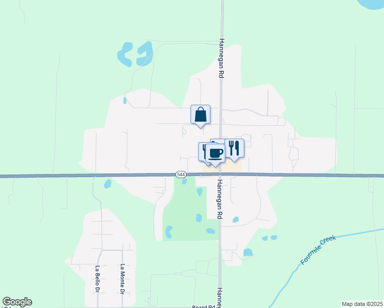 map of restaurants, bars, coffee shops, grocery stores, and more near 840 East Pole Road in Lynden
