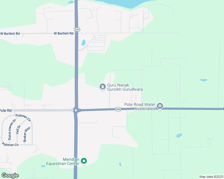 map of restaurants, bars, coffee shops, grocery stores, and more near 198 East Pole Road in Lynden