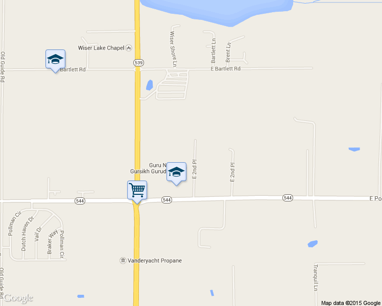 map of restaurants, bars, coffee shops, grocery stores, and more near 198 E Pole Rd in Lynden