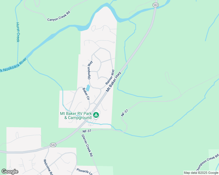 map of restaurants, bars, coffee shops, grocery stores, and more near 7026 Rainier Way in Deming