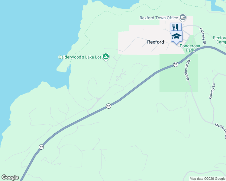 map of restaurants, bars, coffee shops, grocery stores, and more near 210 Kokanee Drive in Rexford