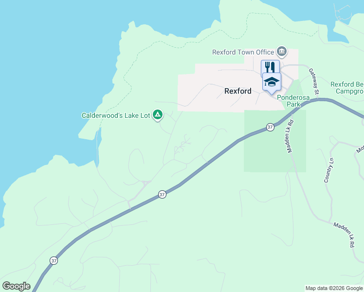 map of restaurants, bars, coffee shops, grocery stores, and more near 210 Kokanee Drive in Rexford