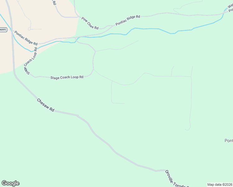 map of restaurants, bars, coffee shops, grocery stores, and more near 13 Miners Ridge Road in Oroville