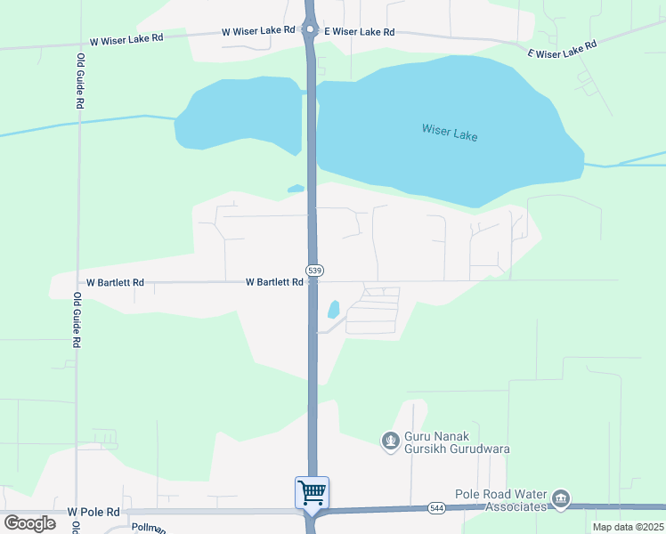 map of restaurants, bars, coffee shops, grocery stores, and more near 7116 Guide Meridian Road in Lynden