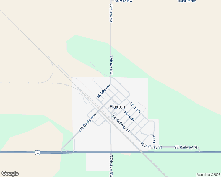 map of restaurants, bars, coffee shops, grocery stores, and more near 210 Northeast Dike Avenue in Flaxton