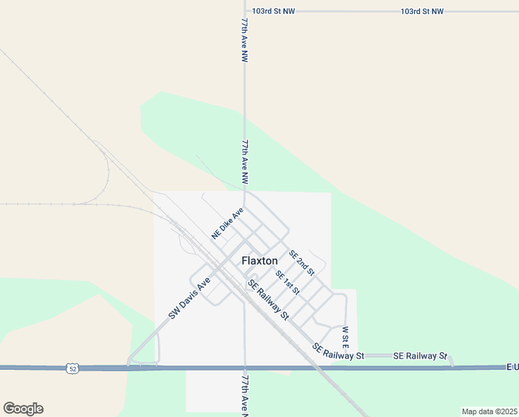 map of restaurants, bars, coffee shops, grocery stores, and more near 210 Northeast Dike Avenue in Flaxton