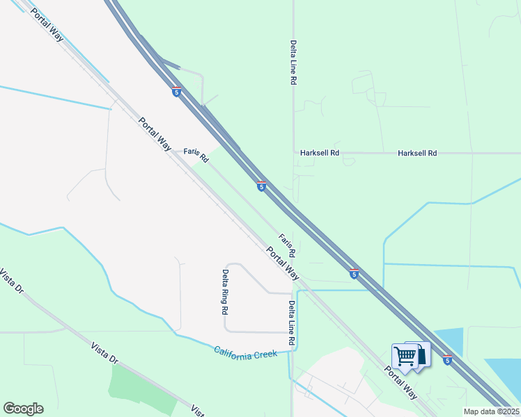 map of restaurants, bars, coffee shops, grocery stores, and more near 7200 Faris Road in Ferndale