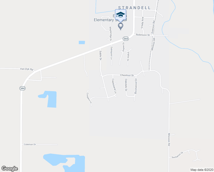 map of restaurants, bars, coffee shops, grocery stores, and more near 206 Sable Drive in Everson