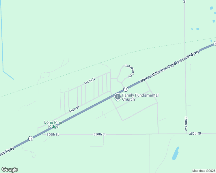 map of restaurants, bars, coffee shops, grocery stores, and more near 103 1st Lakewood Avenue in Warroad