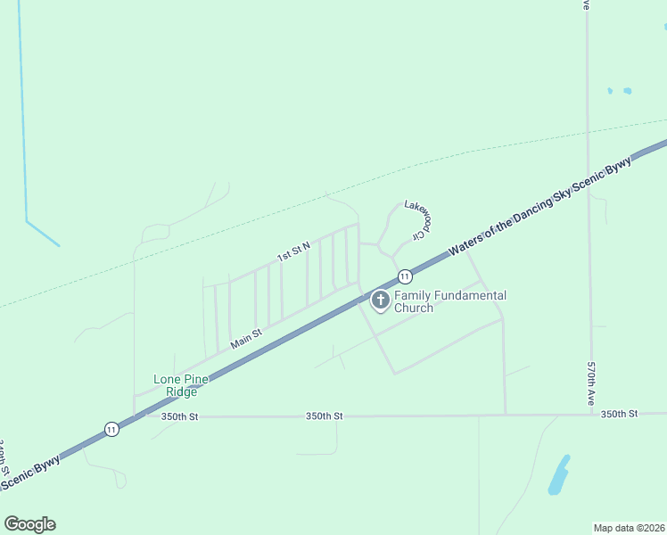 map of restaurants, bars, coffee shops, grocery stores, and more near 103 1st Lakewood Avenue in Warroad