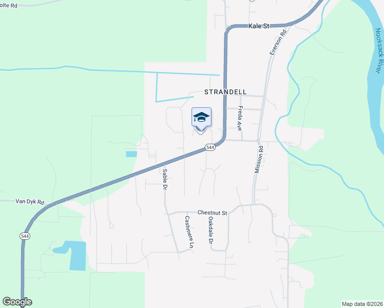map of restaurants, bars, coffee shops, grocery stores, and more near 906 Mapleridge Drive in Everson