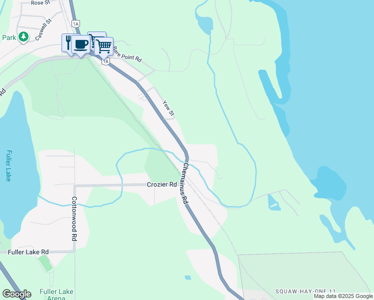 map of restaurants, bars, coffee shops, grocery stores, and more near 9375 Chemainus Road in Chemainus