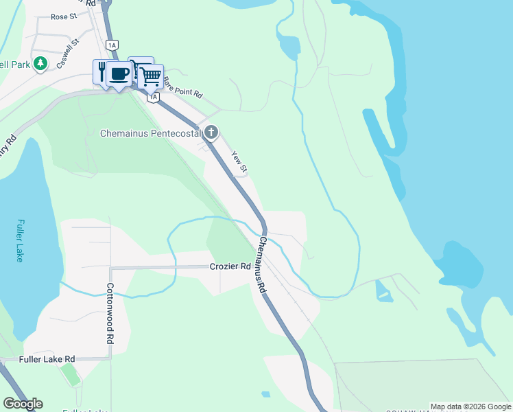 map of restaurants, bars, coffee shops, grocery stores, and more near 9384 Chemainus Road in Chemainus