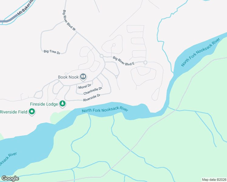 map of restaurants, bars, coffee shops, grocery stores, and more near in Maple Falls