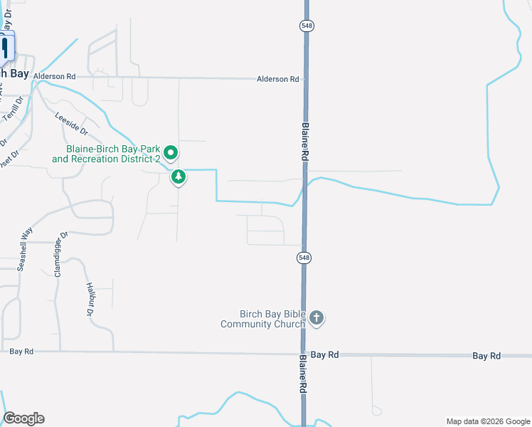 map of restaurants, bars, coffee shops, grocery stores, and more near 7495 Blaine Road in Blaine