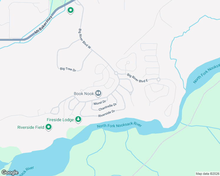 map of restaurants, bars, coffee shops, grocery stores, and more near in Maple Falls