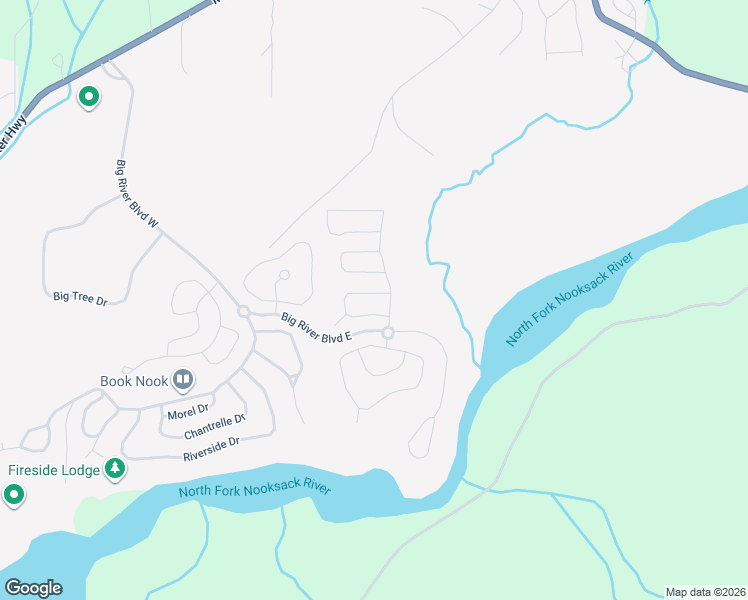 map of restaurants, bars, coffee shops, grocery stores, and more near Christmas Tree Drive in Maple Falls