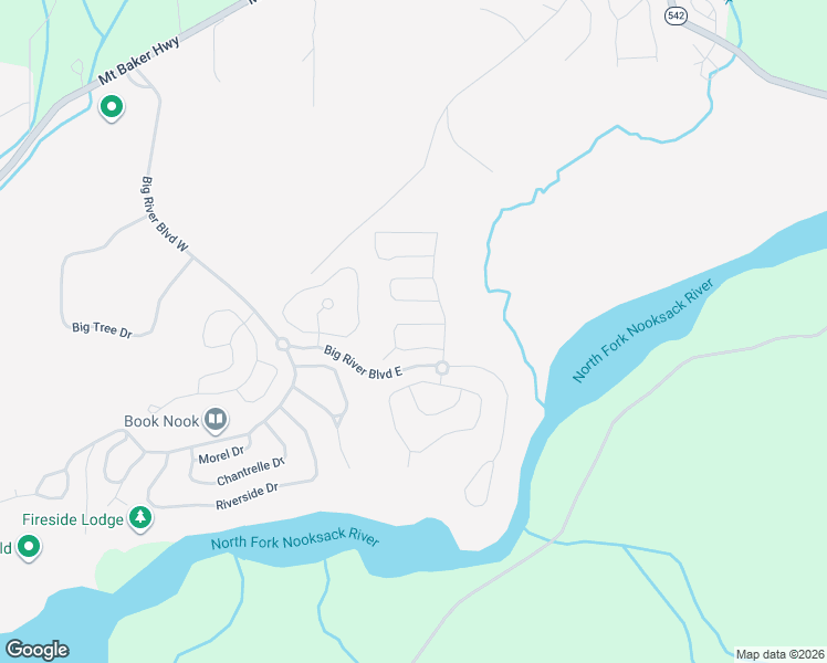 map of restaurants, bars, coffee shops, grocery stores, and more near Drial Loop in Maple Falls