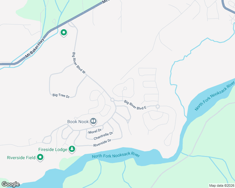 map of restaurants, bars, coffee shops, grocery stores, and more near in Maple Falls