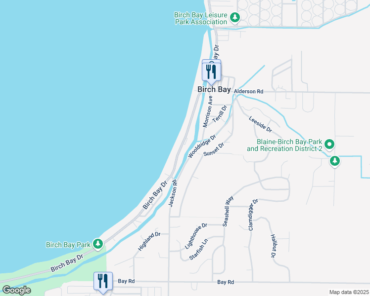 map of restaurants, bars, coffee shops, grocery stores, and more near 7525 Morrison Avenue in Blaine