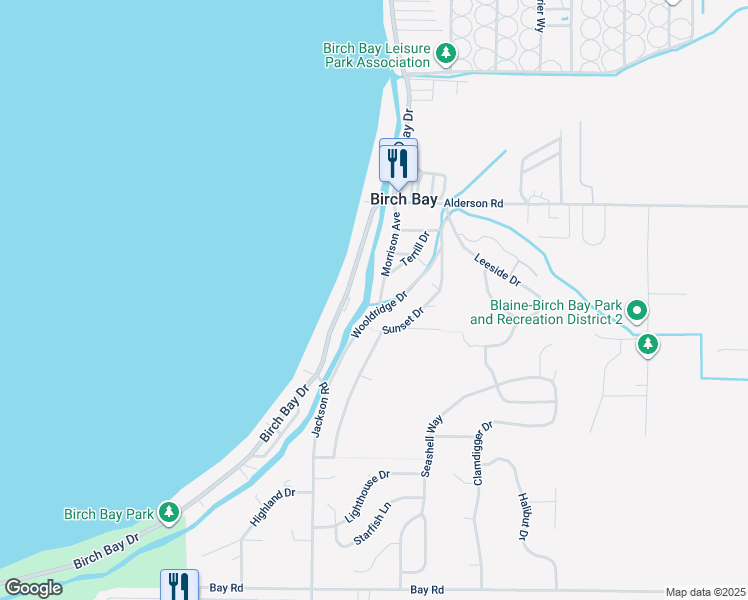 map of restaurants, bars, coffee shops, grocery stores, and more near 7525 Morrison Avenue in Blaine