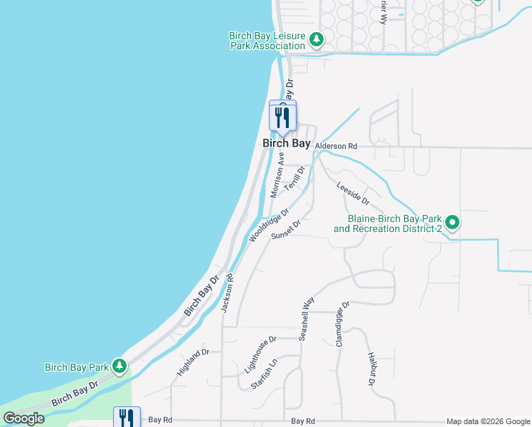 map of restaurants, bars, coffee shops, grocery stores, and more near 7525 Morrison Avenue in Blaine