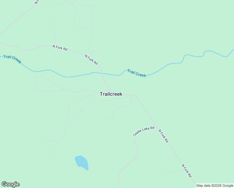 map of restaurants, bars, coffee shops, grocery stores, and more near North Fork Road in Flathead County