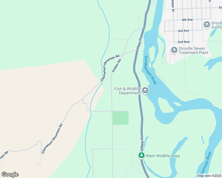 map of restaurants, bars, coffee shops, grocery stores, and more near 193 Golden Road in Oroville
