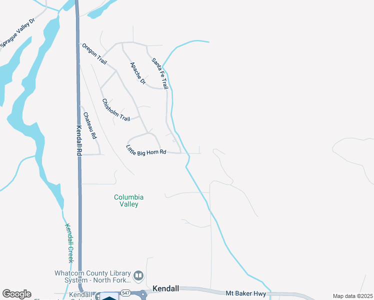 map of restaurants, bars, coffee shops, grocery stores, and more near 7836 Santa Fe Trail in Maple Falls
