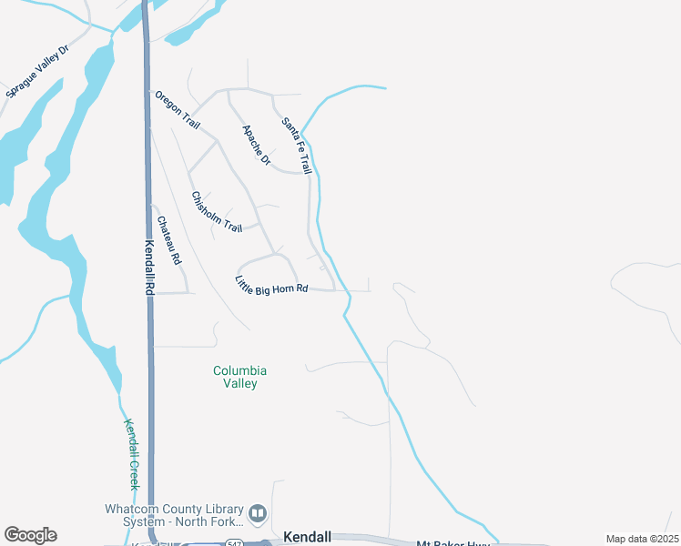 map of restaurants, bars, coffee shops, grocery stores, and more near 7836 Santa Fe Trail in Maple Falls