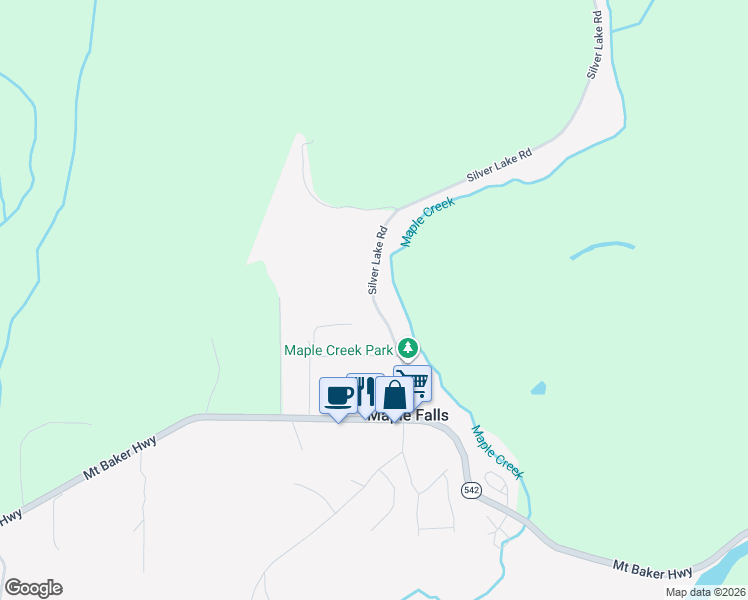 map of restaurants, bars, coffee shops, grocery stores, and more near Silver Lake Road in Deming