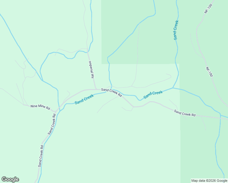 map of restaurants, bars, coffee shops, grocery stores, and more near Sand Creek Road in Stevens County