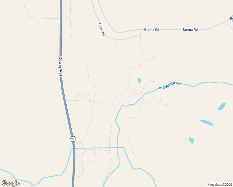 map of restaurants, bars, coffee shops, grocery stores, and more near Heron Road in Eureka