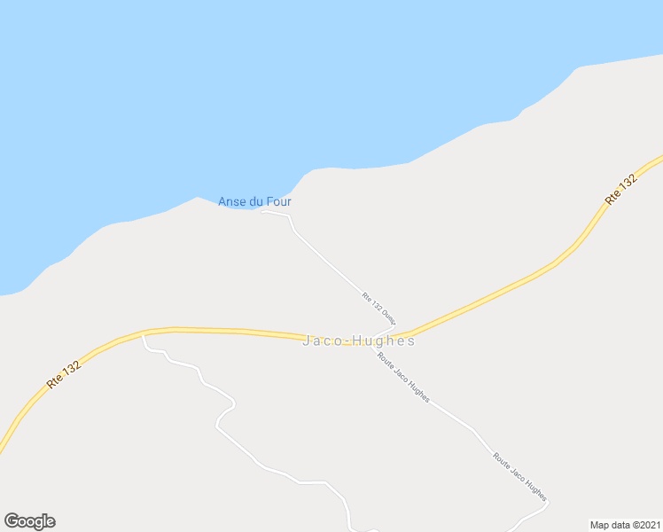 map of restaurants, bars, coffee shops, grocery stores, and more near Route 132 Ouest in Bas-Saint-Laurent