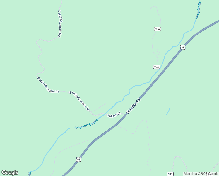 map of restaurants, bars, coffee shops, grocery stores, and more near 366 Yukon Road in Bonners Ferry