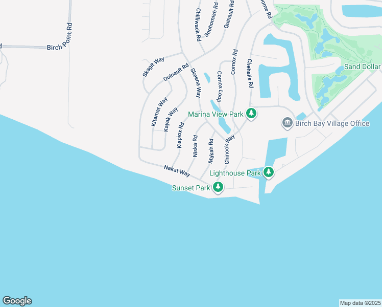 map of restaurants, bars, coffee shops, grocery stores, and more near 8045 Niska Road in Blaine