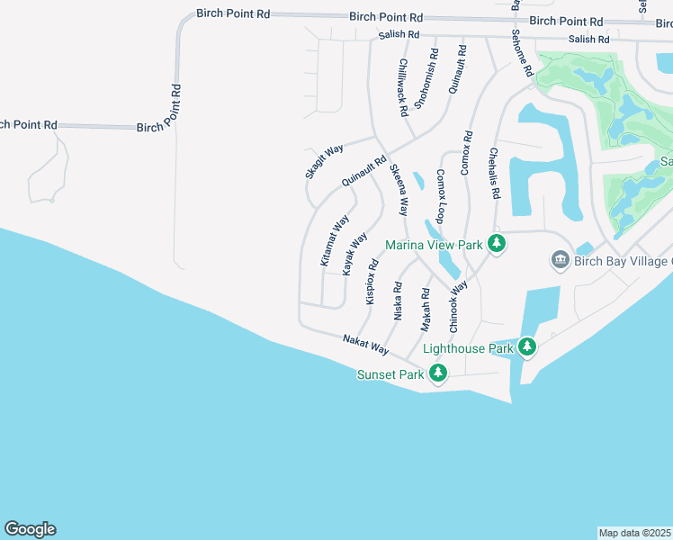 map of restaurants, bars, coffee shops, grocery stores, and more near 8079 Kayak Way in Blaine