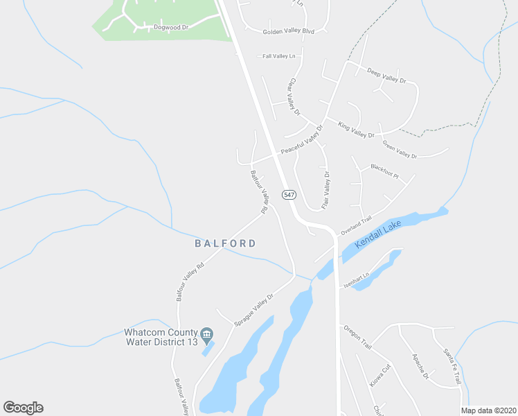 map of restaurants, bars, coffee shops, grocery stores, and more near 8155 Balfour Valley Drive in Maple Falls