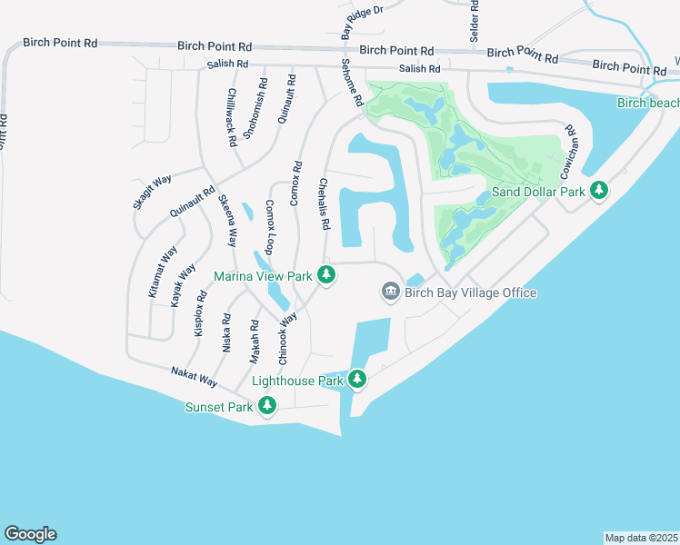 map of restaurants, bars, coffee shops, grocery stores, and more near 5571 Coquitlam Drive in Blaine