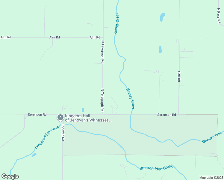 map of restaurants, bars, coffee shops, grocery stores, and more near 8156 Telegraph Road in Everson