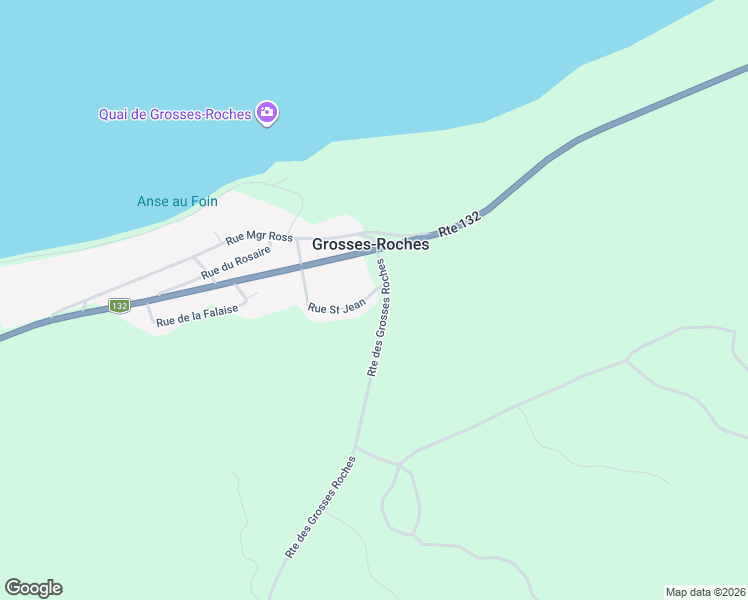 map of restaurants, bars, coffee shops, grocery stores, and more near 153 Rue Saint Jean in Grosses-Roches